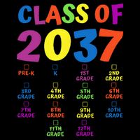 Class Of 2037 Grow With Me PreK Space For Checkmarks Impact Tech Backpack