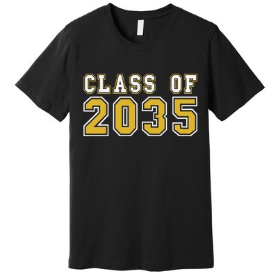 Class Of 2035 Graduation First Day Of Kindergarten PreK Gift Premium T-Shirt