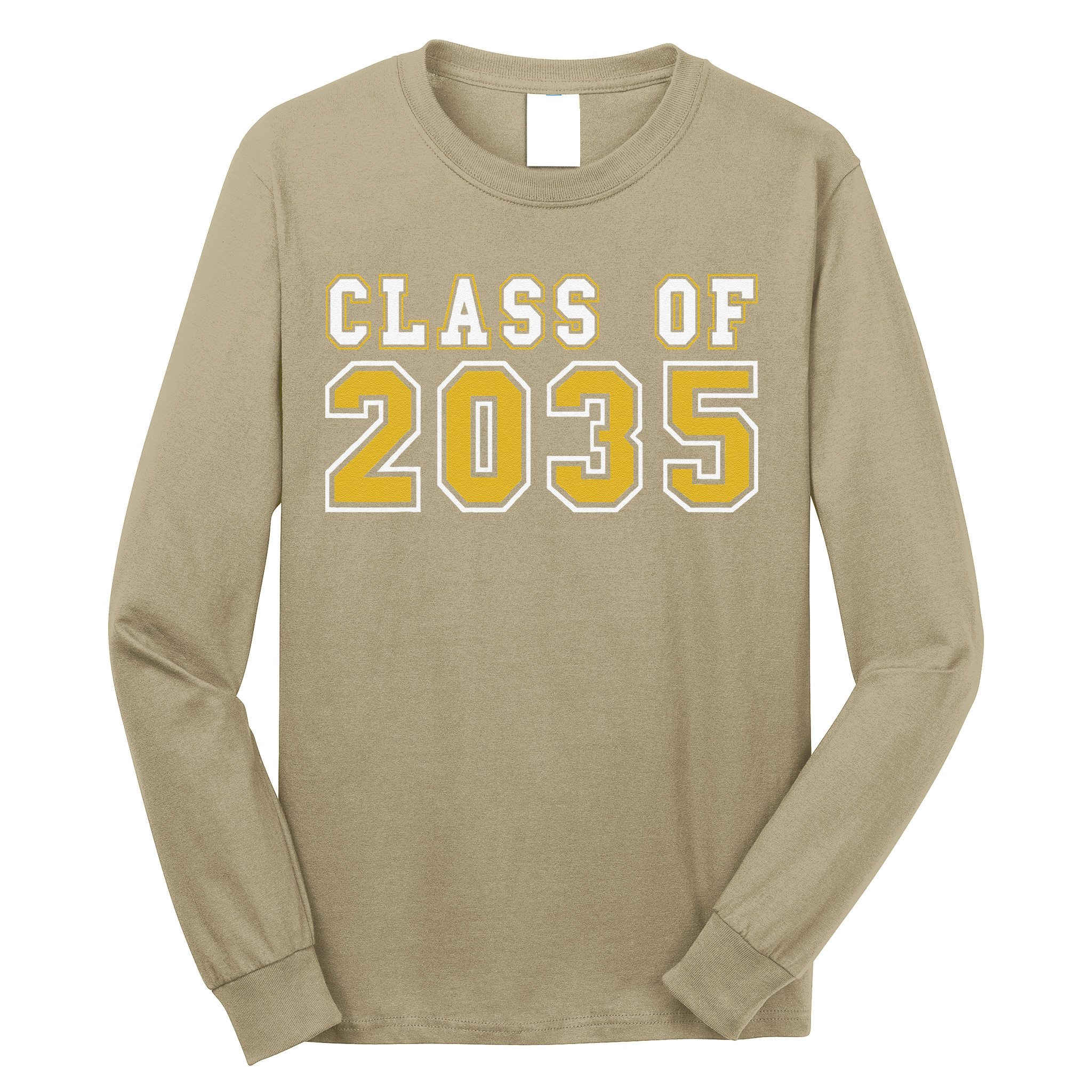 Class Of 2035 Graduation First Day Of Kindergarten PreK Gift Long Sleeve Shirt