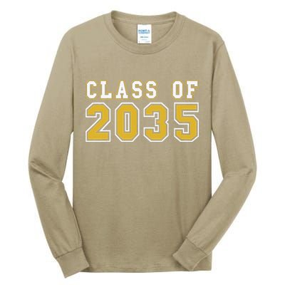 Class Of 2035 Graduation First Day Of Kindergarten PreK Gift Tall Long Sleeve T-Shirt