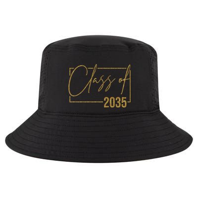 Class Of 2035 Gold Graduation Cool Comfort Performance Bucket Hat
