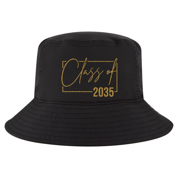 Class Of 2035 Gold Graduation Cool Comfort Performance Bucket Hat