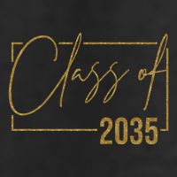 Class Of 2035 Gold Graduation Cool Comfort Performance Bucket Hat