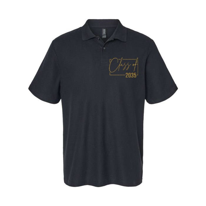 Class Of 2035 Gold Graduation Softstyle Adult Sport Polo