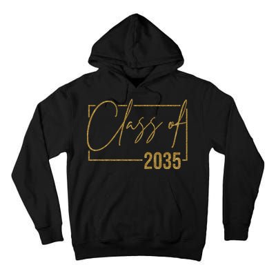 Class Of 2035 Gold Graduation Tall Hoodie