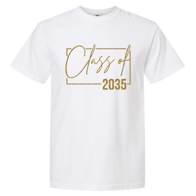 Class Of 2035 Gold Graduation Garment-Dyed Heavyweight T-Shirt