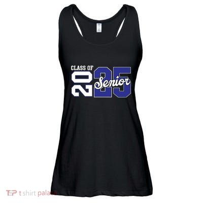 Class Of 2025 Senior 2025 Back To School 2025 Graduation 25 Ladies Essential Flowy Tank