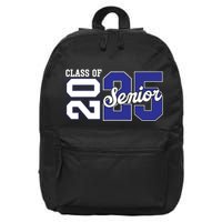 Class Of 2025 Senior 2025 Back To School 2025 Graduation 25 16 in Basic Backpack