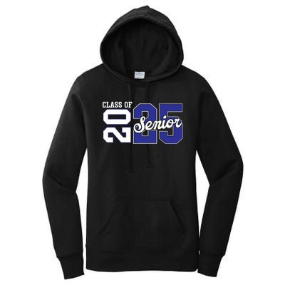 Class Of 2025 Senior 2025 Back To School 2025 Graduation 25 Women's Pullover Hoodie