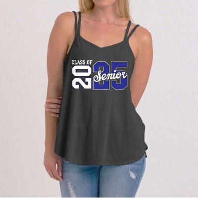 Class Of 2025 Senior 2025 Back To School 2025 Graduation 25 Women's Strappy Tank