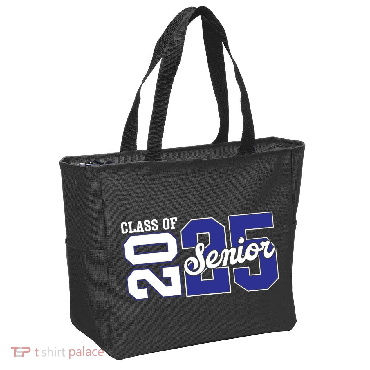 Class Of 2025 Senior 2025 Back To School 2025 Graduation 25 Zip Tote Bag