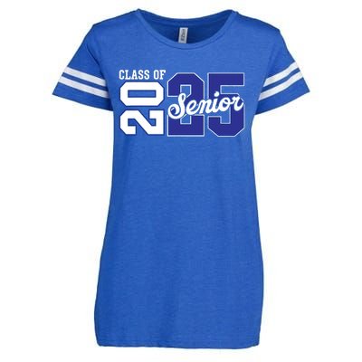 Class Of 2025 Senior 2025 Back To School 2025 Graduation 25 Enza Ladies Jersey Football T-Shirt