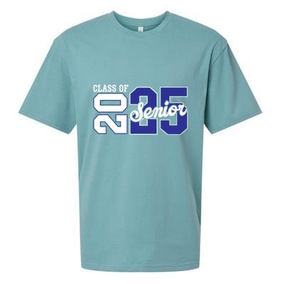 Class Of 2025 Senior 2025 Back To School 2025 Graduation 25 Sueded Cloud Jersey T-Shirt