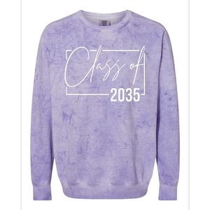 Class Of 2035 Back To School Colorblast Crewneck Sweatshirt