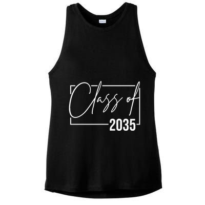 Class Of 2035 Back To School Ladies PosiCharge Tri-Blend Wicking Tank