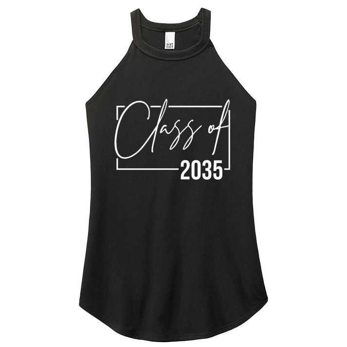Class Of 2035 Back To School Women's Perfect Tri Rocker Tank