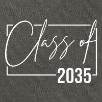 Class Of 2035 Back To School Cotton Canvas Backpack