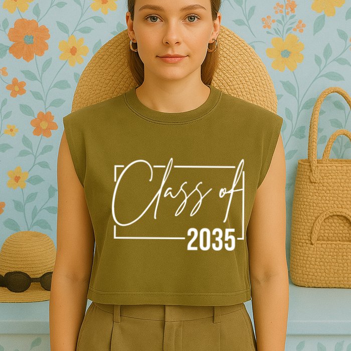 Class Of 2035 Back To School Garment-Dyed Women's Muscle Tee