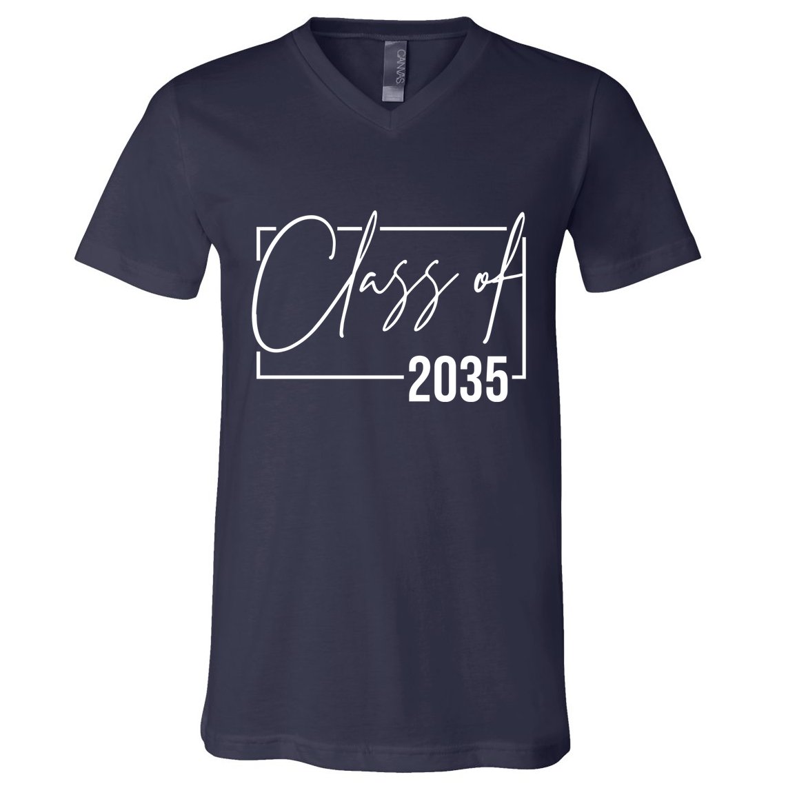 Class Of 2035 Back To School V-Neck T-Shirt