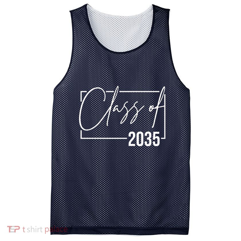 Class Of 2035 Back To School Mesh Reversible Basketball Jersey Tank