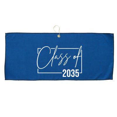 Class Of 2035 Back To School Large Microfiber Waffle Golf Towel
