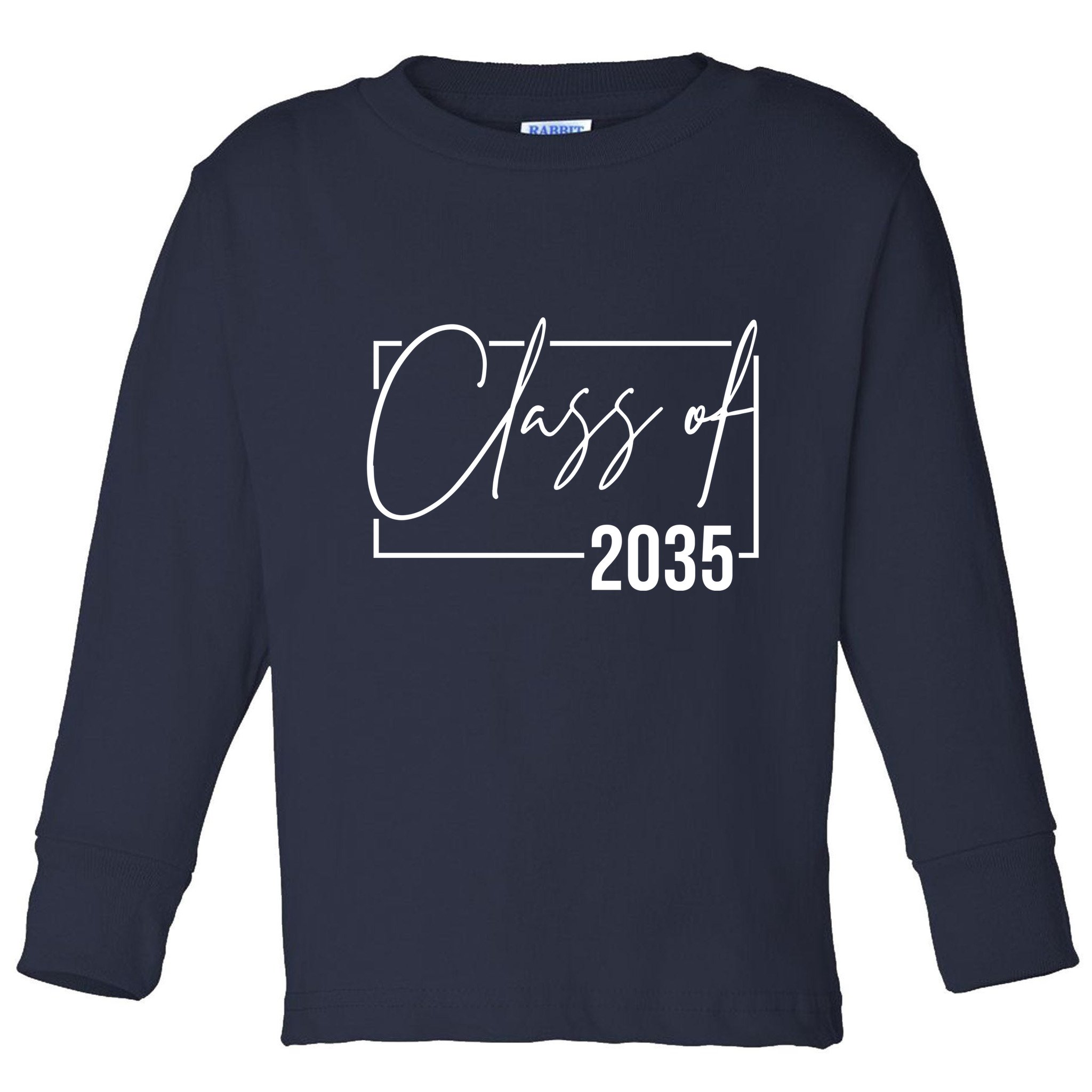 Class Of 2035 Back To School Toddler Long Sleeve Shirt