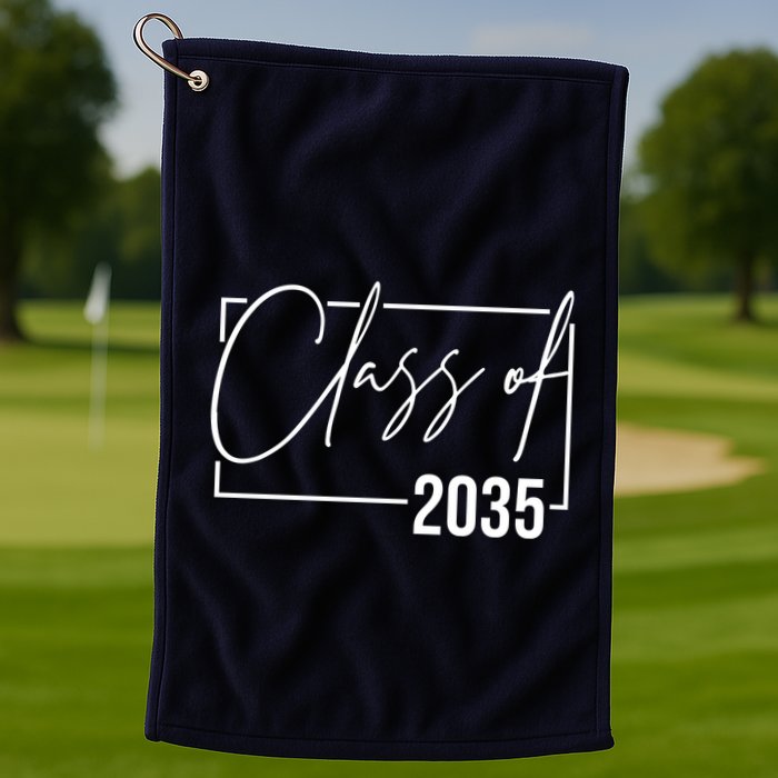 Class Of 2035 Back To School Golf Towel