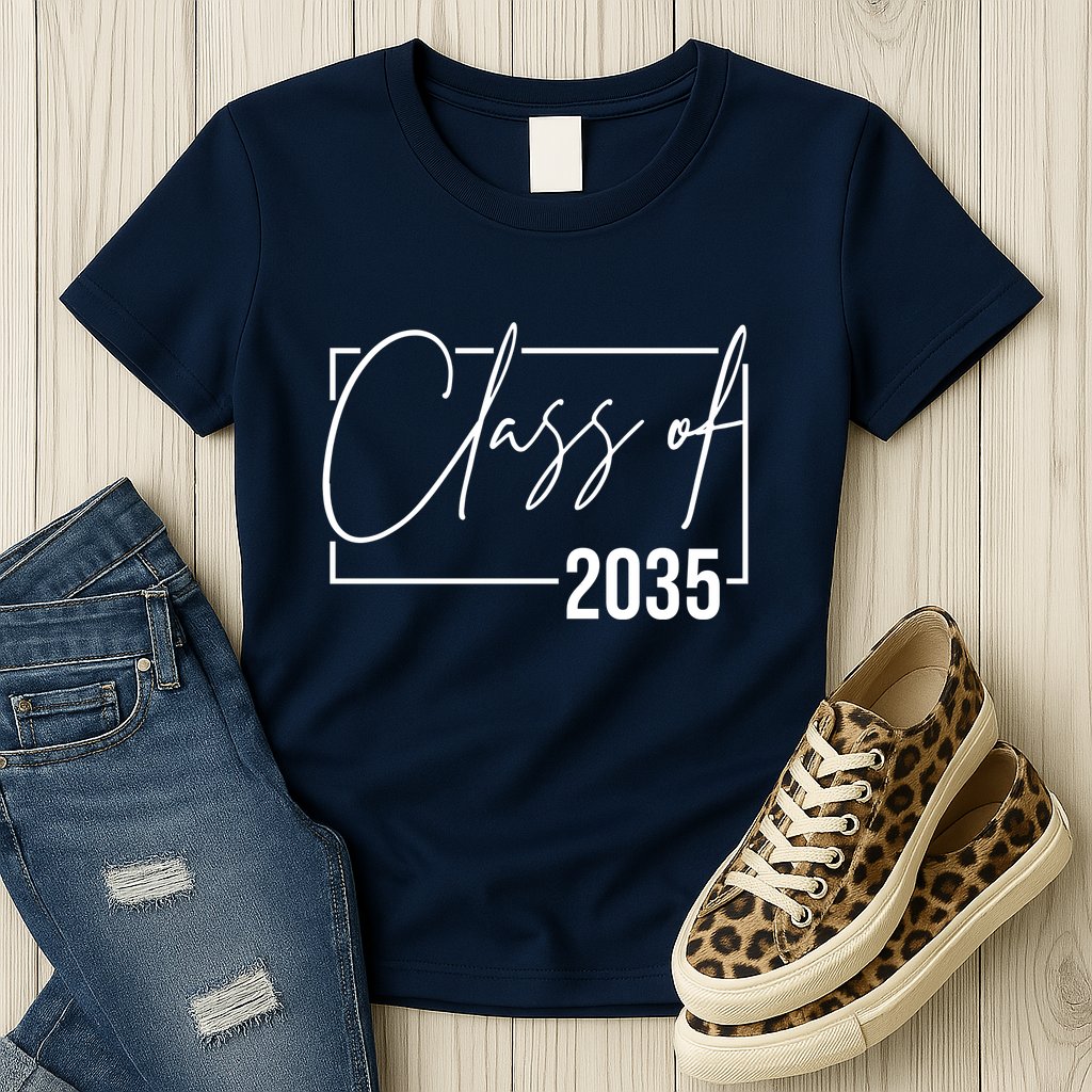 Class Of 2035 Back To School Womens T-Shirt