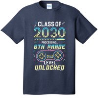 Class Of 2030 Gaming 6th Grade Level Unlocked Back To School T-Shirt