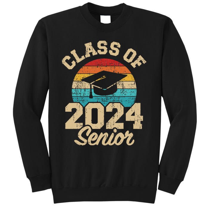 Class of 2024 senior vintage and retro Tall Sweatshirt