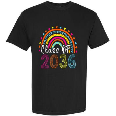 Class Of 2036 Grow With Me First Day Of School Graduation Garment-Dyed Heavyweight T-Shirt