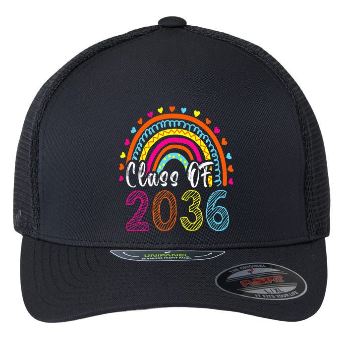 Class Of 2036 Grow With Me First Day Of School Graduation Flexfit Unipanel Trucker Cap