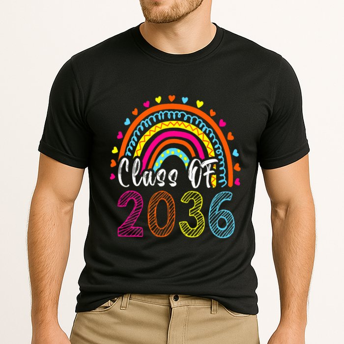Class Of 2036 Grow With Me First Day Of School Graduation Performance Shirt