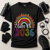 Class Of 2036 Grow With Me First Day Of School Graduation Performance Shirt