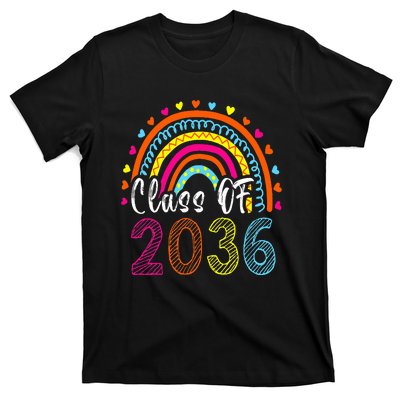 Class Of 2036 Grow With Me First Day Of School Graduation T-Shirt