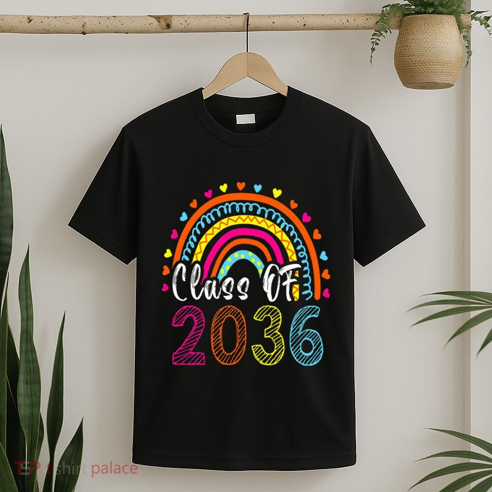 Class Of 2036 Grow With Me First Day Of School Graduation T-Shirt