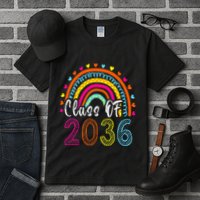 Class Of 2036 Grow With Me First Day Of School Graduation Tall T-Shirt