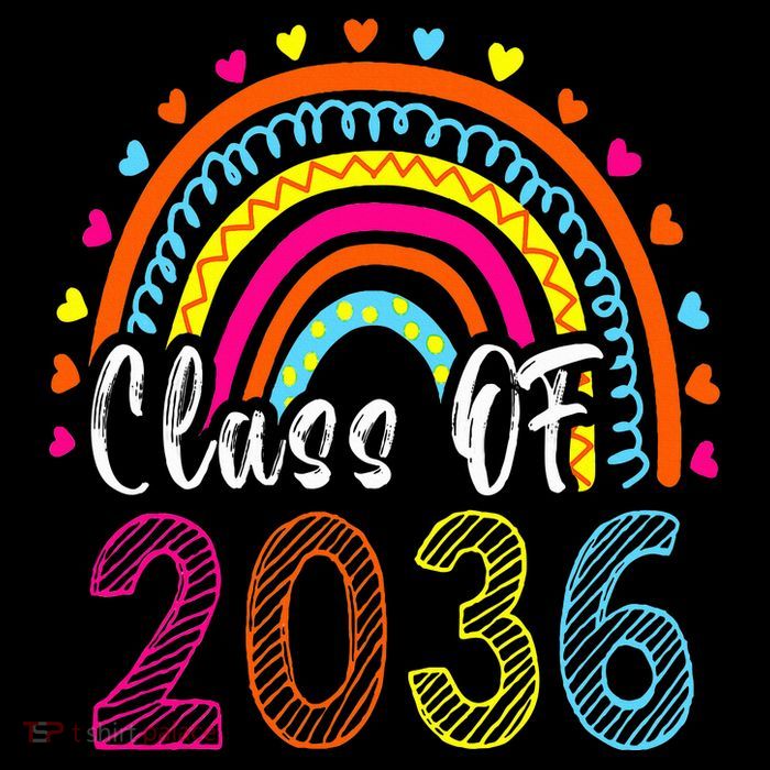 Class Of 2036 Grow With Me First Day Of School Graduation City Backpack