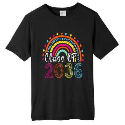 Class Of 2036 Grow With Me First Day Of School Graduation Tall Fusion ChromaSoft Performance T-Shirt