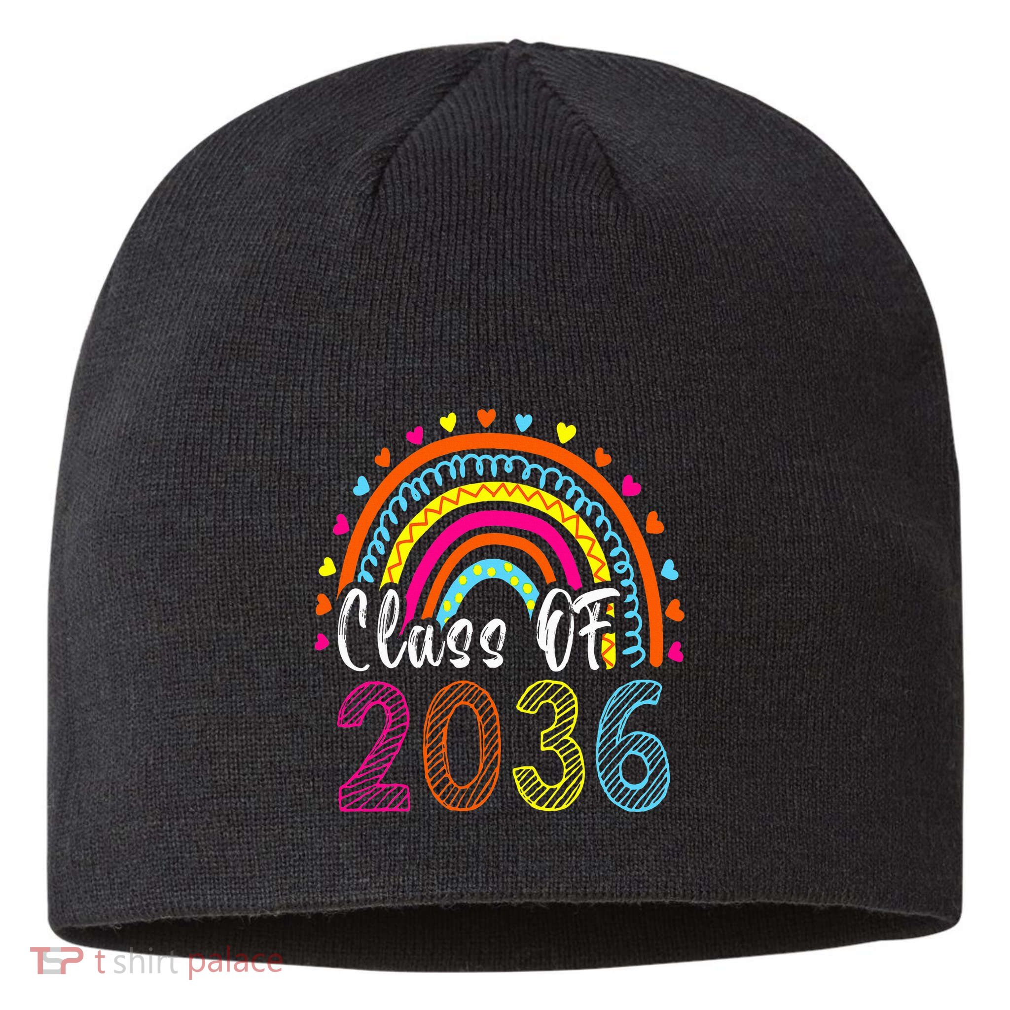 Class Of 2036 Grow With Me First Day Of School Graduation Sustainable Beanie