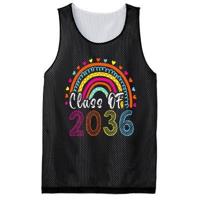 Class Of 2036 Grow With Me First Day Of School Graduation Mesh Reversible Basketball Jersey Tank