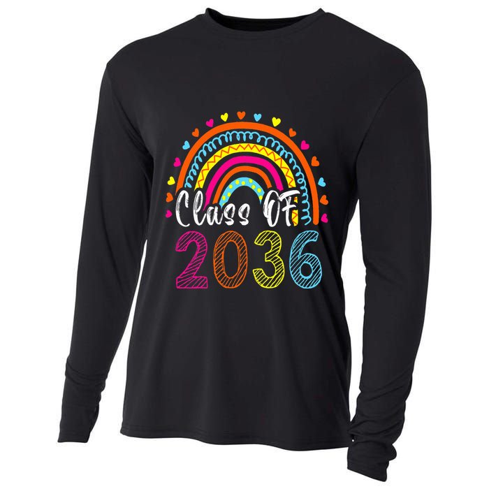 Class Of 2036 Grow With Me First Day Of School Graduation Cooling Performance Long Sleeve Crew