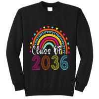 Class Of 2036 Grow With Me First Day Of School Graduation Tall Sweatshirt
