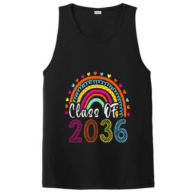 Class Of 2036 Grow With Me First Day Of School Graduation PosiCharge Competitor Tank