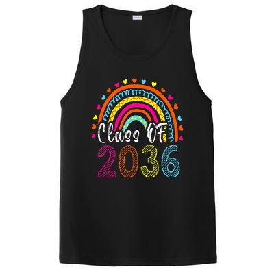 Class Of 2036 Grow With Me First Day Of School Graduation PosiCharge Competitor Tank