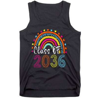 Class Of 2036 Grow With Me First Day Of School Graduation Tank Top