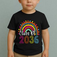 Class Of 2036 Grow With Me First Day Of School Graduation Toddler T-Shirt