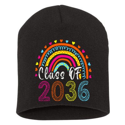 Class Of 2036 Grow With Me First Day Of School Graduation Short Acrylic Beanie