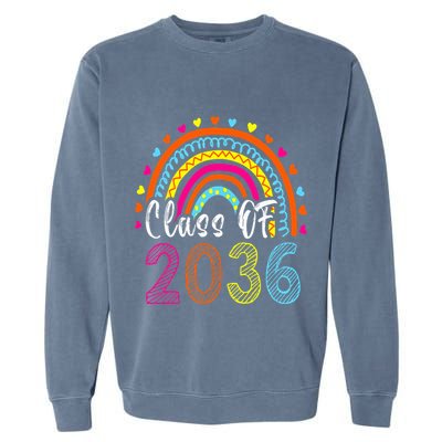 Class Of 2036 Grow With Me First Day Of School Graduation Garment-Dyed Sweatshirt