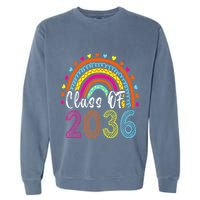 Class Of 2036 Grow With Me First Day Of School Graduation Garment-Dyed Sweatshirt